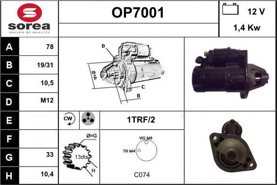 Sera OP7001 - Starter www.molydon.hr