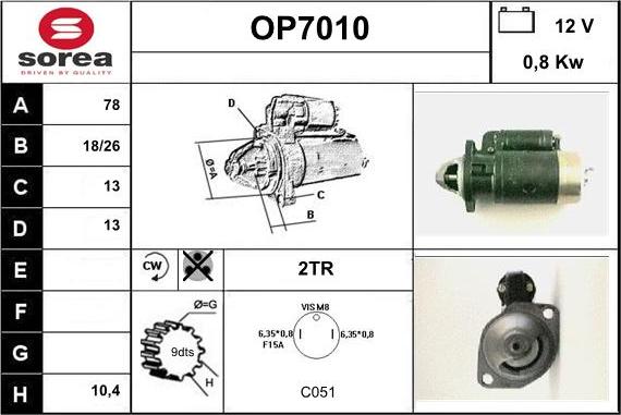 Sera OP7010 - Starter www.molydon.hr