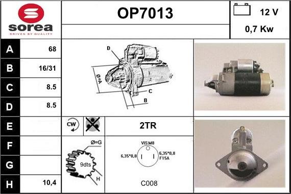 Sera OP7013 - Starter www.molydon.hr