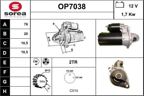 Sera OP7038 - Starter www.molydon.hr