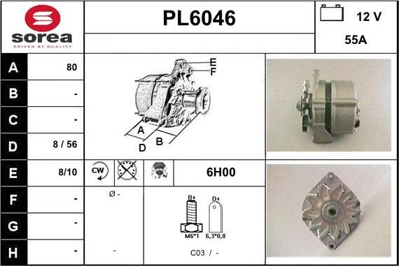 Sera PL6046 - Alternator www.molydon.hr