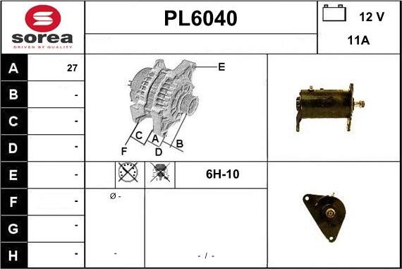 Sera PL6040 - Alternator www.molydon.hr