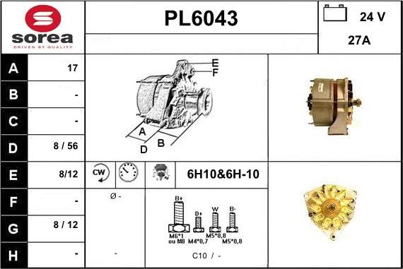 Sera PL6043 - Alternator www.molydon.hr