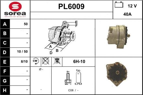 Sera PL6009 - Alternator www.molydon.hr