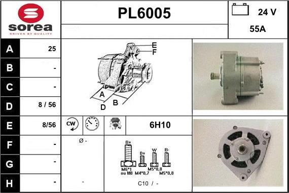 Sera PL6005 - Alternator www.molydon.hr