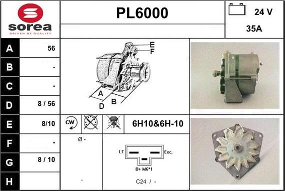 Sera PL6000 - Alternator www.molydon.hr