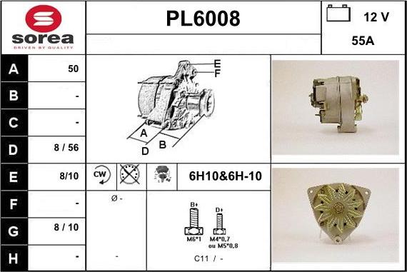 Sera PL6008 - Alternator www.molydon.hr