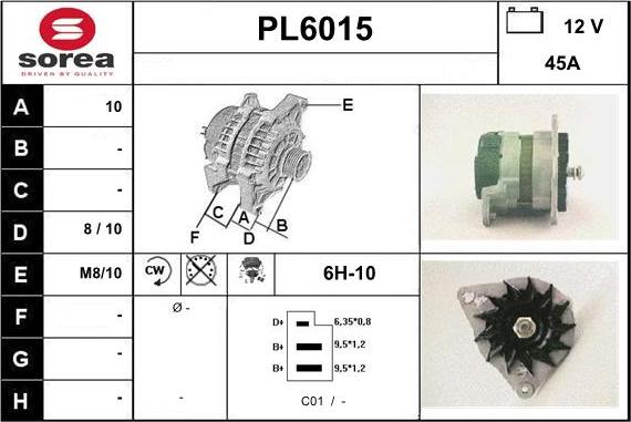 Sera PL6015 - Alternator www.molydon.hr