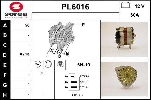 Sera PL6016 - Alternator www.molydon.hr