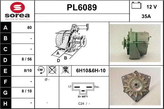 Sera PL6089 - Alternator www.molydon.hr