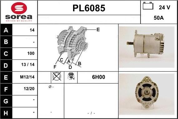 Sera PL6085 - Alternator www.molydon.hr