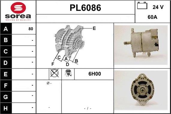 Sera PL6086 - Alternator www.molydon.hr