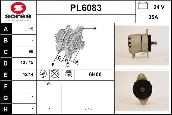 Sera PL6083 - Alternator www.molydon.hr