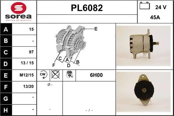 Sera PL6082 - Alternator www.molydon.hr