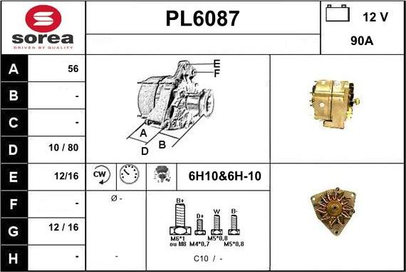 Sera PL6087 - Alternator www.molydon.hr