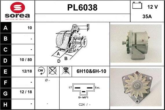 Sera PL6038 - Alternator www.molydon.hr