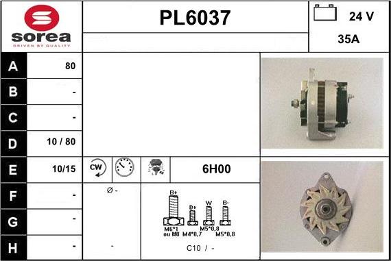 Sera PL6037 - Alternator www.molydon.hr