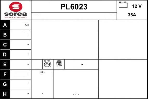 Sera PL6023 - Alternator www.molydon.hr