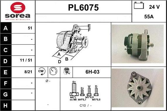 Sera PL6075 - Alternator www.molydon.hr