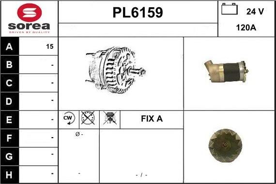 Sera PL6159 - Alternator www.molydon.hr