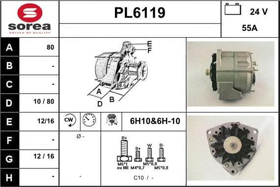 Sera PL6119 - Alternator www.molydon.hr