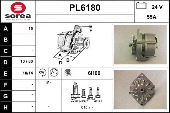 Sera PL6180 - Alternator www.molydon.hr