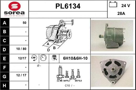 Sera PL6134 - Alternator www.molydon.hr