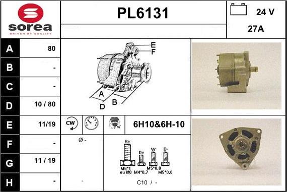 Sera PL6131 - Alternator www.molydon.hr