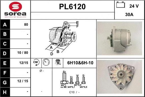 Sera PL6120 - Alternator www.molydon.hr