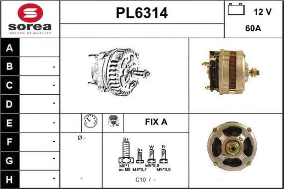 Sera PL6314 - Alternator www.molydon.hr