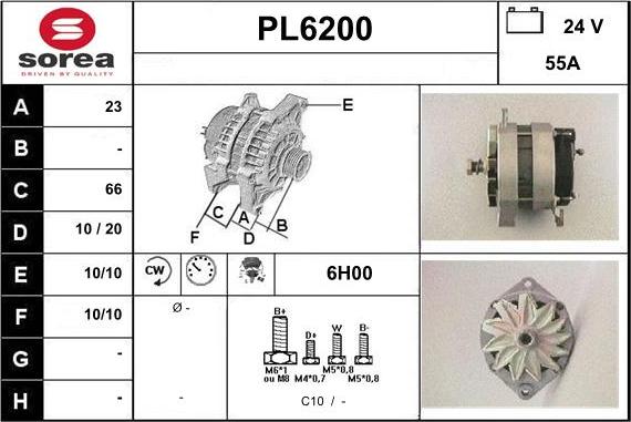 Sera PL6200 - Alternator www.molydon.hr