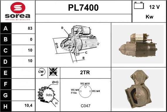 Sera PL7400 - Starter www.molydon.hr