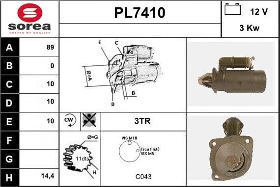 Sera PL7410 - Starter www.molydon.hr