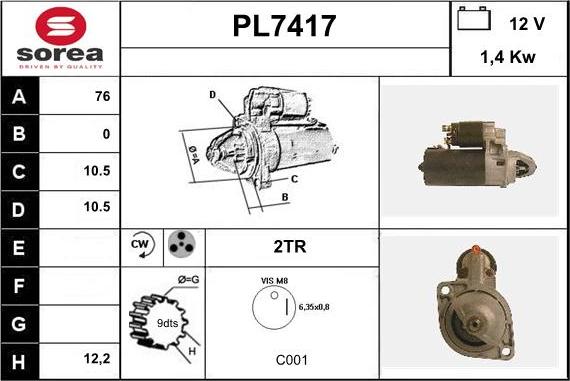 Sera PL7417 - Starter www.molydon.hr