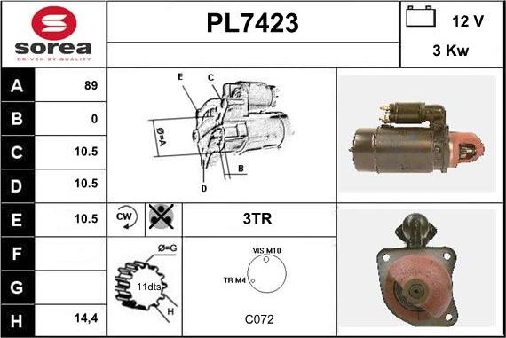 Sera PL7423 - Starter www.molydon.hr