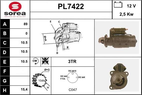 Sera PL7422 - Starter www.molydon.hr