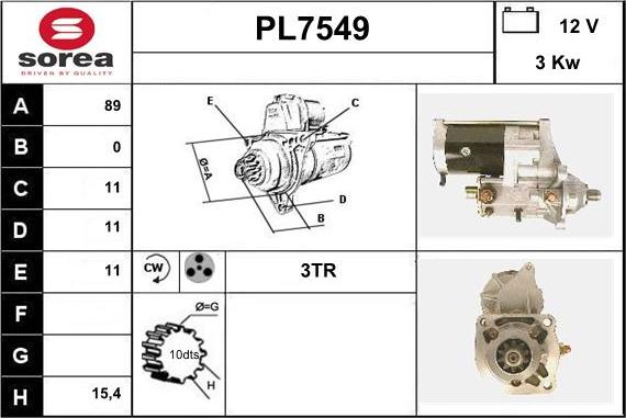 Sera PL7549 - Starter www.molydon.hr