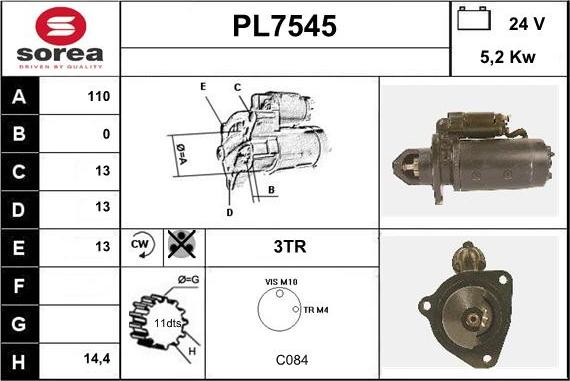 Sera PL7545 - Starter www.molydon.hr