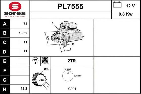 Sera PL7555 - Starter www.molydon.hr