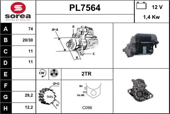 Sera PL7564 - Starter www.molydon.hr