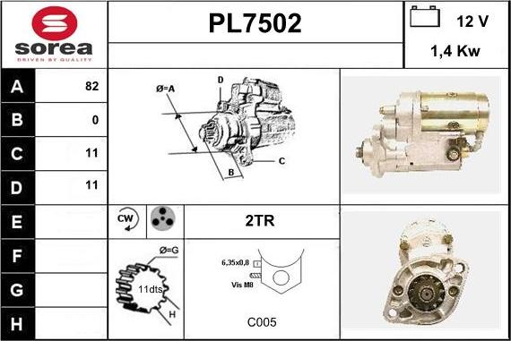 Sera PL7502 - Starter www.molydon.hr