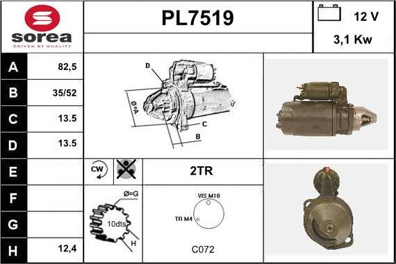 Sera PL7519 - Starter www.molydon.hr