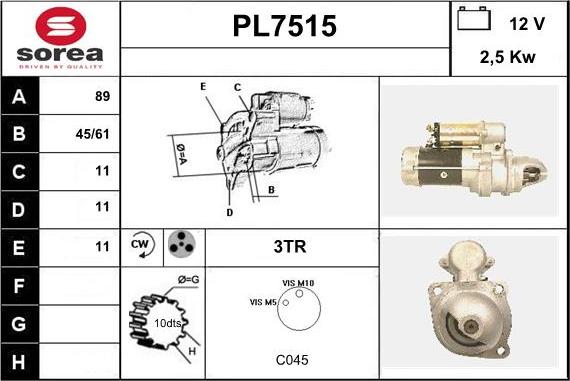 Sera PL7515 - Starter www.molydon.hr