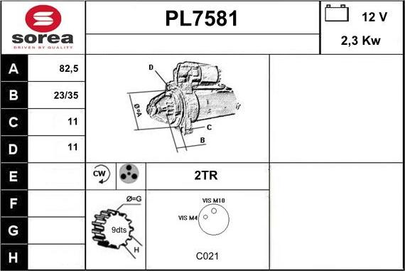 Sera PL7581 - Starter www.molydon.hr