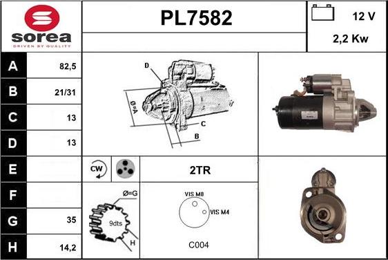 Sera PL7582 - Starter www.molydon.hr