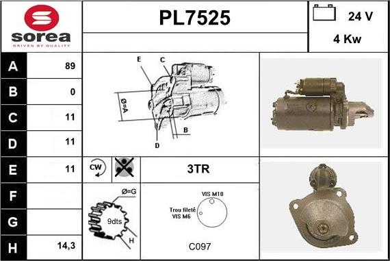 Sera PL7525 - Starter www.molydon.hr