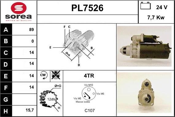 Sera PL7526 - Starter www.molydon.hr