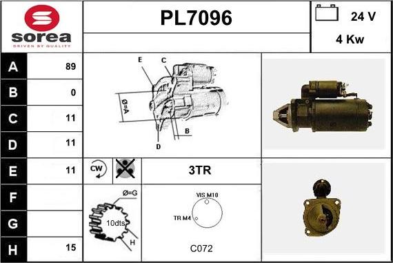 Sera PL7096 - Starter www.molydon.hr