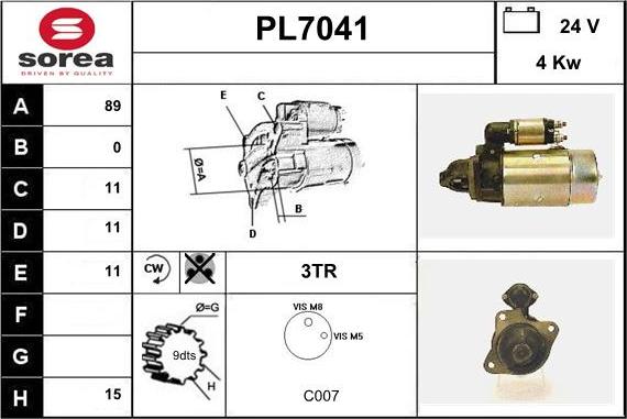 Sera PL7041 - Starter www.molydon.hr