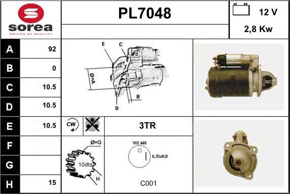 Sera PL7048 - Starter www.molydon.hr